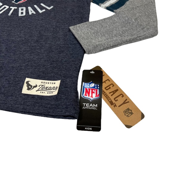 NFL HOUSTON TEXANS SHIRT KIDS LARGE 7 LONG SLEEVE - Picture 3 of 9